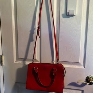 Red Kate Spade crossbody purse